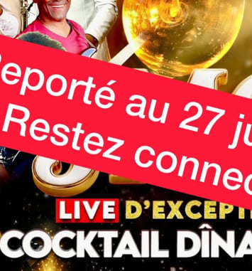 Concert JMG Live d'exception Cocktail Dînatoire