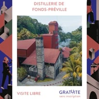 Visite libre de la Distillerie de Fonds-Préville Rhum J.M