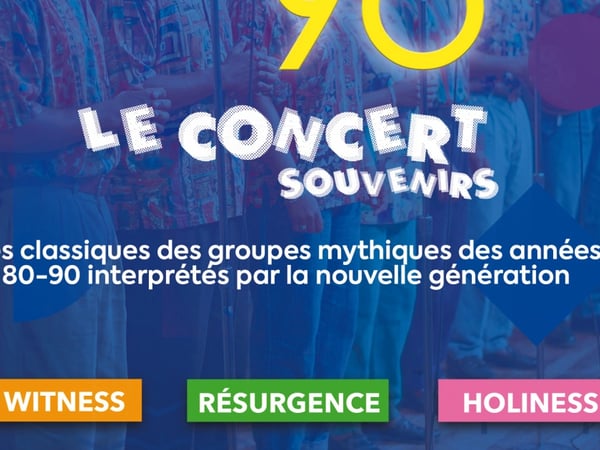 Sonjé 90, le concert souvenirs des groupes chrétiens des années 90