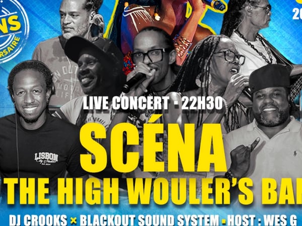 Scéna et The Highwoulers Band en concert